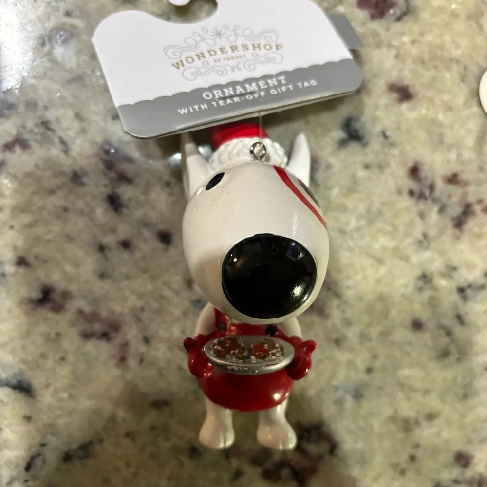 Target bullseye dog 2025 ornament NWT